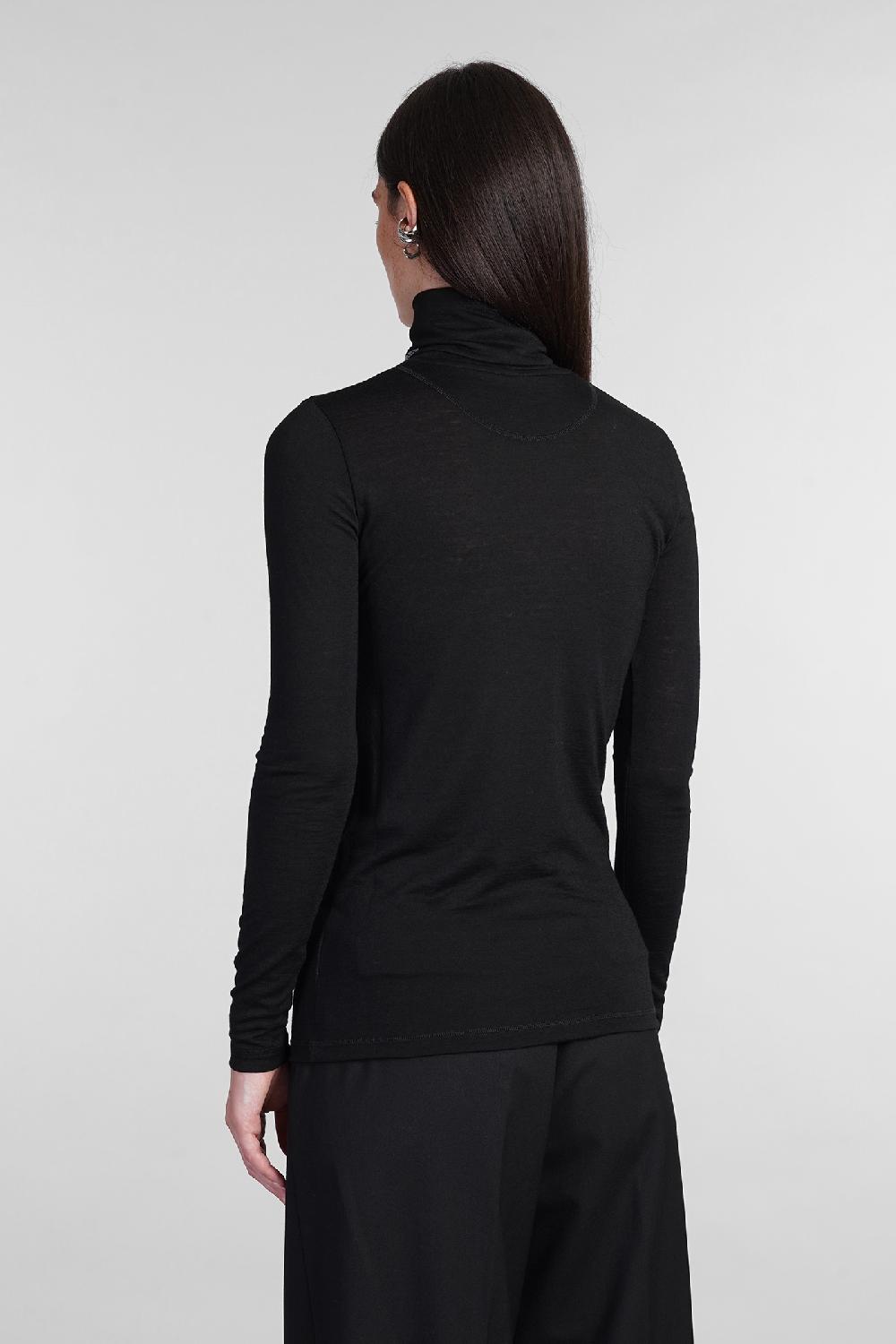 Deliberti Jil Sander Maglia in lana nera cod. 404794 - Deliberti The Luxury Shopping Offerta migliore