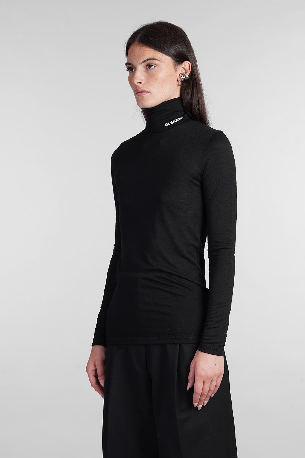 Deliberti Jil Sander Maglia in lana nera cod. 404794 - Deliberti The Luxury Shopping Offerta migliore