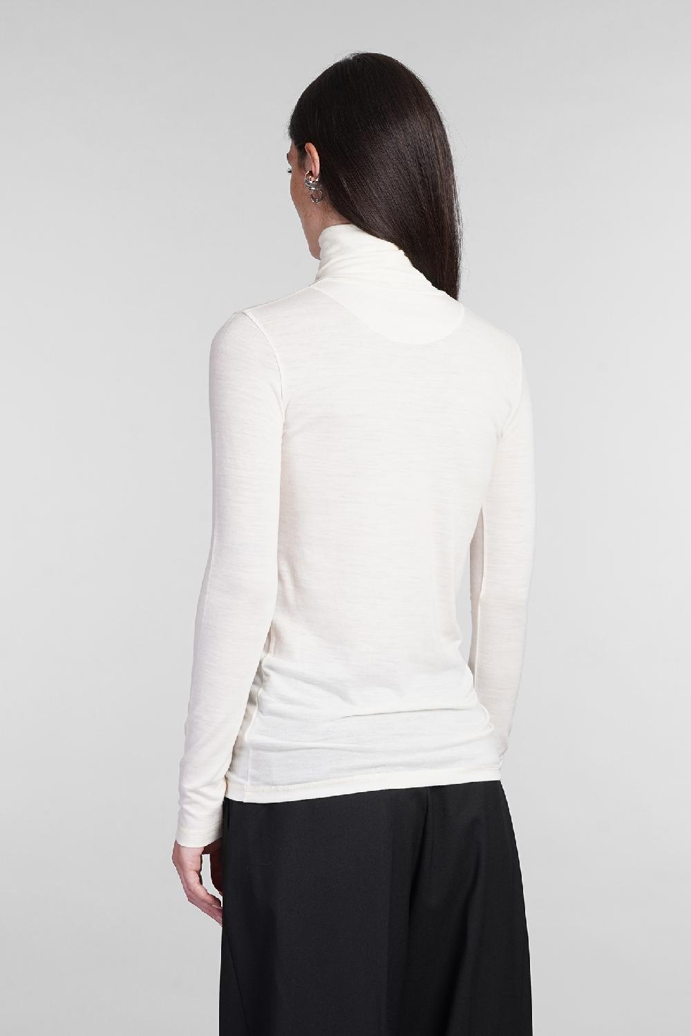 Deliberti Jil Sander Maglia in lana beige cod. 404795 - Deliberti The Luxury Shopping Online Outlet