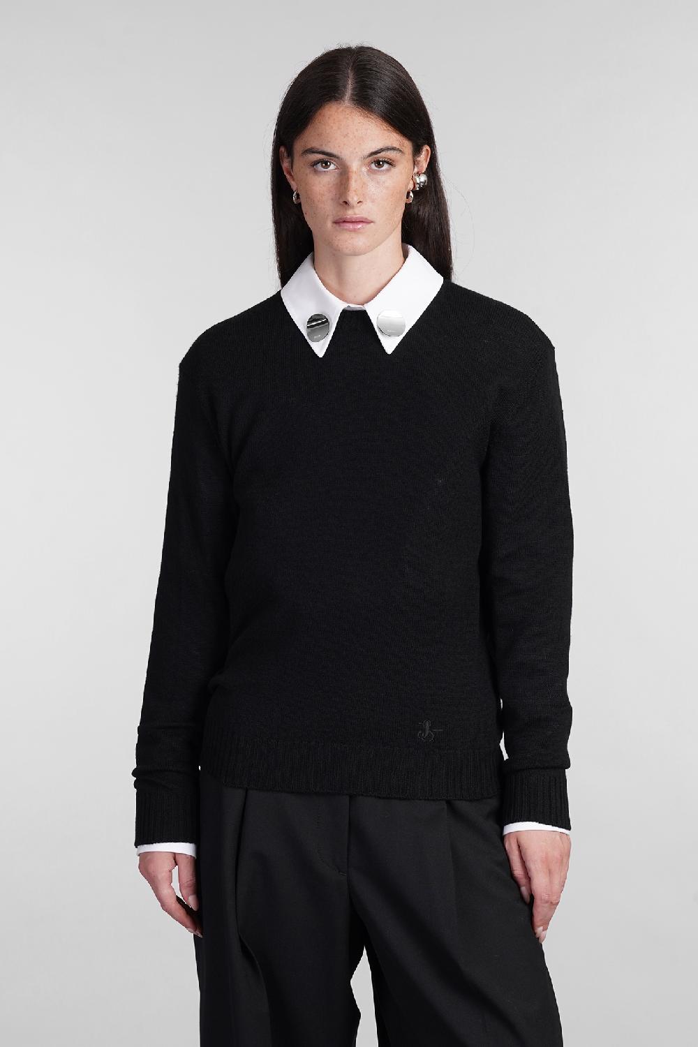 Deliberti Jil Sander Maglia in lana nera cod. 404797 - Deliberti The Luxury Shopping Offerte esclusive