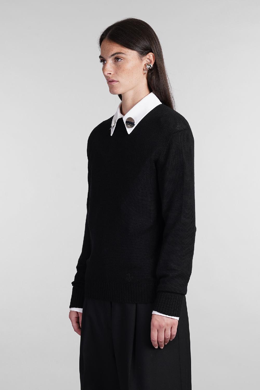 Deliberti Jil Sander Maglia in lana nera cod. 404797 - Deliberti The Luxury Shopping Offerte esclusive
