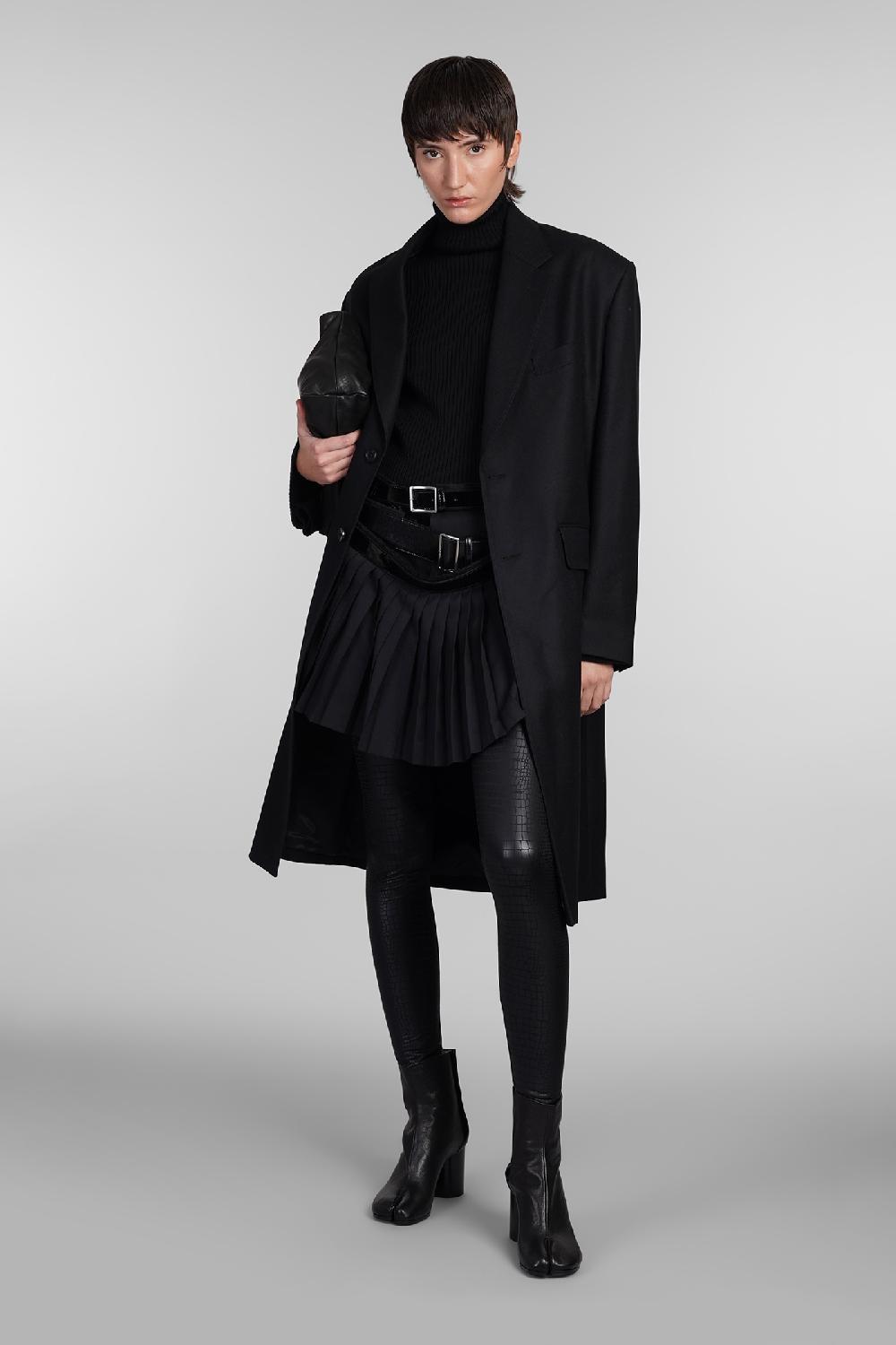 Deliberti Junya watanabe Cappotto in lana nera cod. 407130 - Deliberti The Luxury Shopping Grandi sconti
