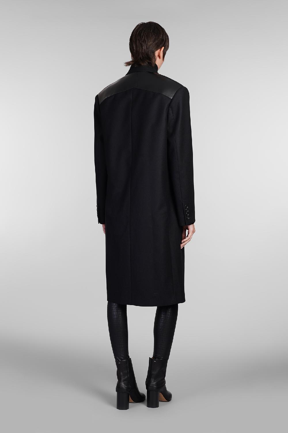 Deliberti Junya watanabe Cappotto in lana nera cod. 407130 - Deliberti The Luxury Shopping Grandi sconti
