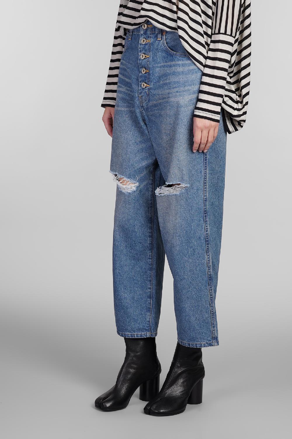 Deliberti Junya watanabe Jeans in cotone blu cod. 407131 - Deliberti The Luxury Shopping Nuovi prodotti