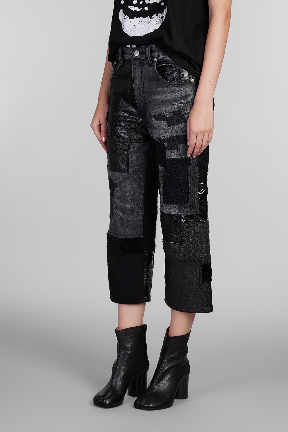 Deliberti Junya watanabe Jeans in cotone nero cod. 407132 - Deliberti The Luxury Shopping Bestseller