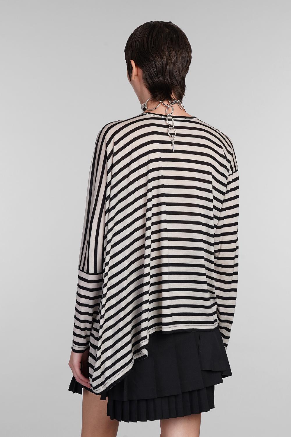 Deliberti Junya watanabe T-shirt in lana beige cod. 407134 - Deliberti The Luxury Shopping Liquidazione