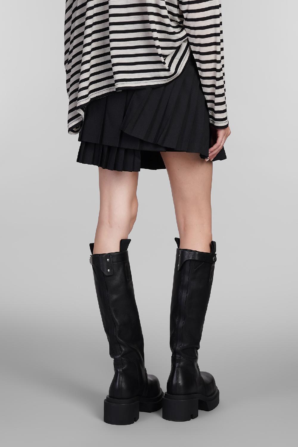 Deliberti Junya watanabe Gonna in lana nera cod. 406917 - Deliberti The Luxury Shopping Offerte giornaliere
