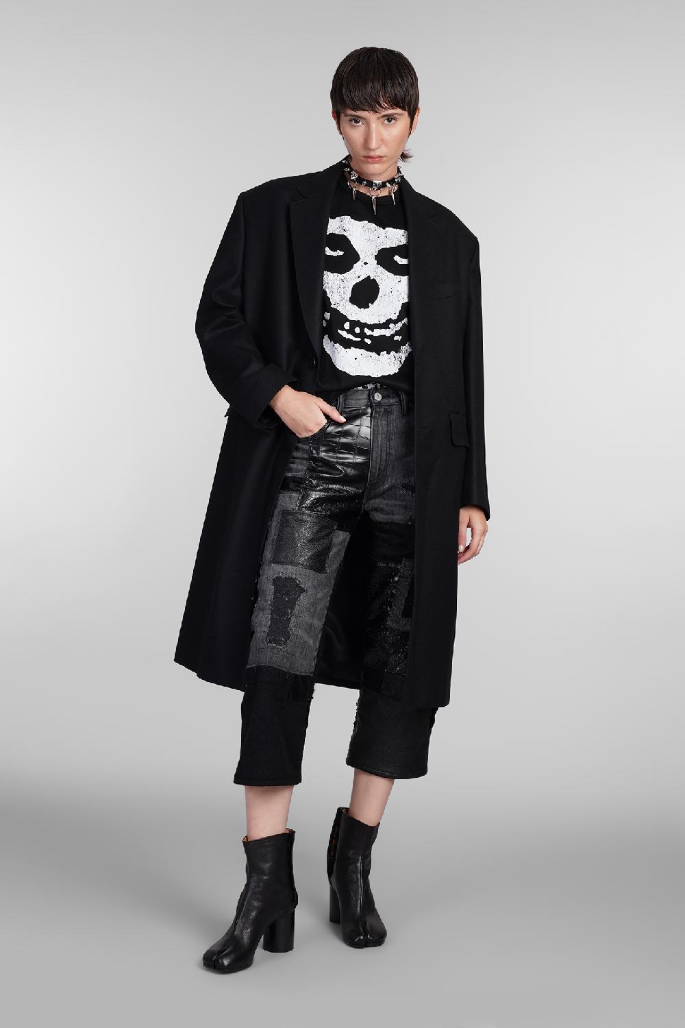 Deliberti Junya watanabe T-shirt in cotone nero cod. 406919 - Deliberti The Luxury Shopping Enormi risparmi
