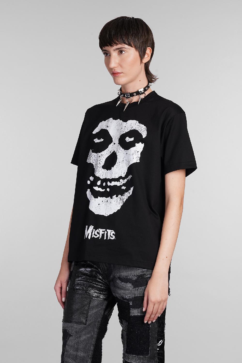 Deliberti Junya watanabe T-shirt in cotone nero cod. 406919 - Deliberti The Luxury Shopping Enormi risparmi