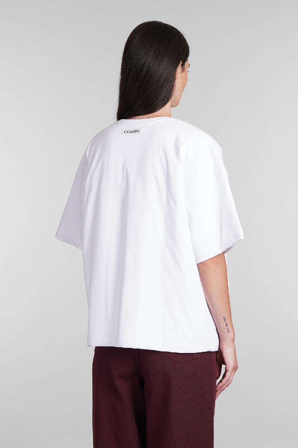 Deliberti Laneus T-shirt in cotone bianco cod. 404477 - Deliberti The Luxury Shopping Offerta settimanale