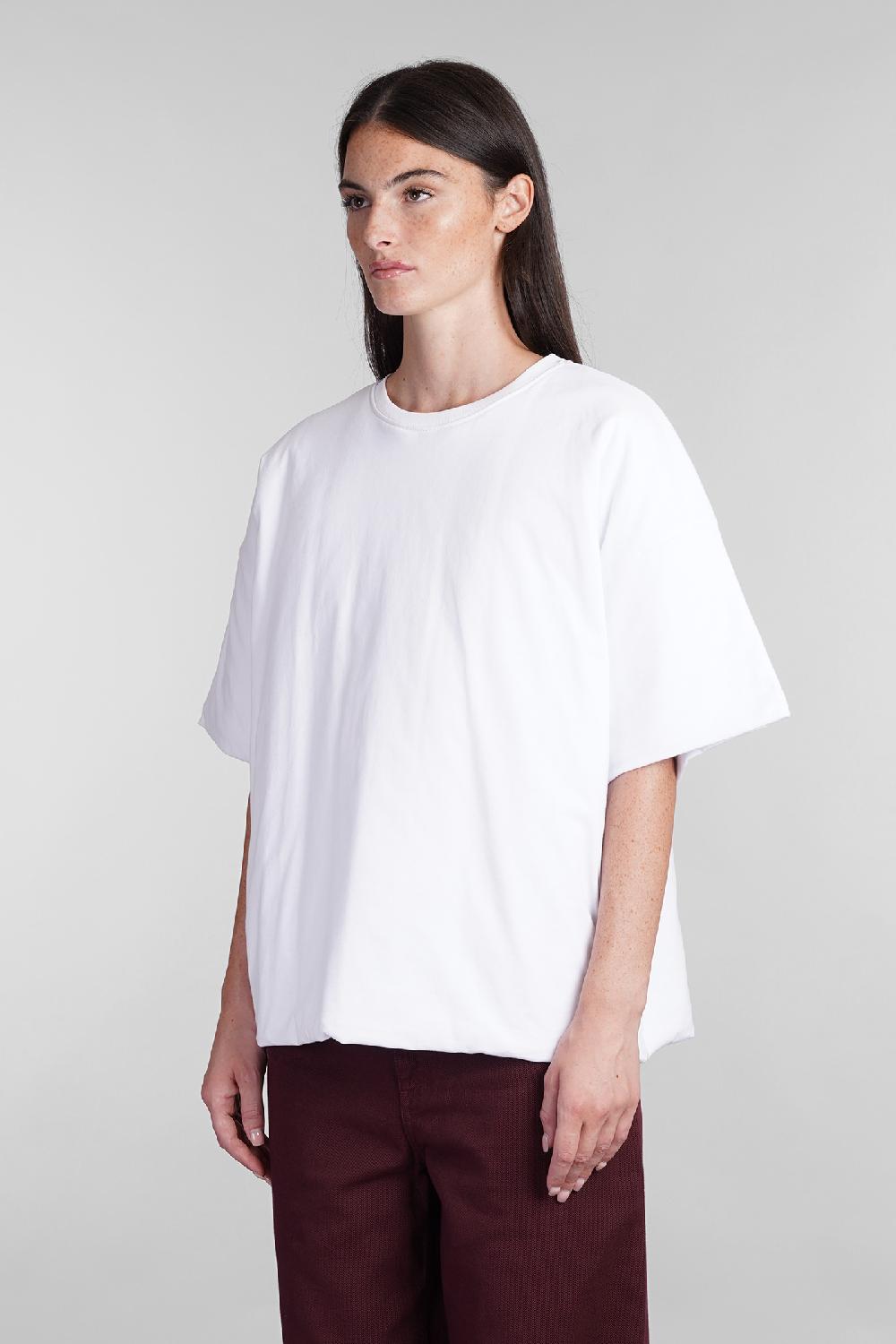 Deliberti Laneus T-shirt in cotone bianco cod. 404477 - Deliberti The Luxury Shopping Offerta settimanale