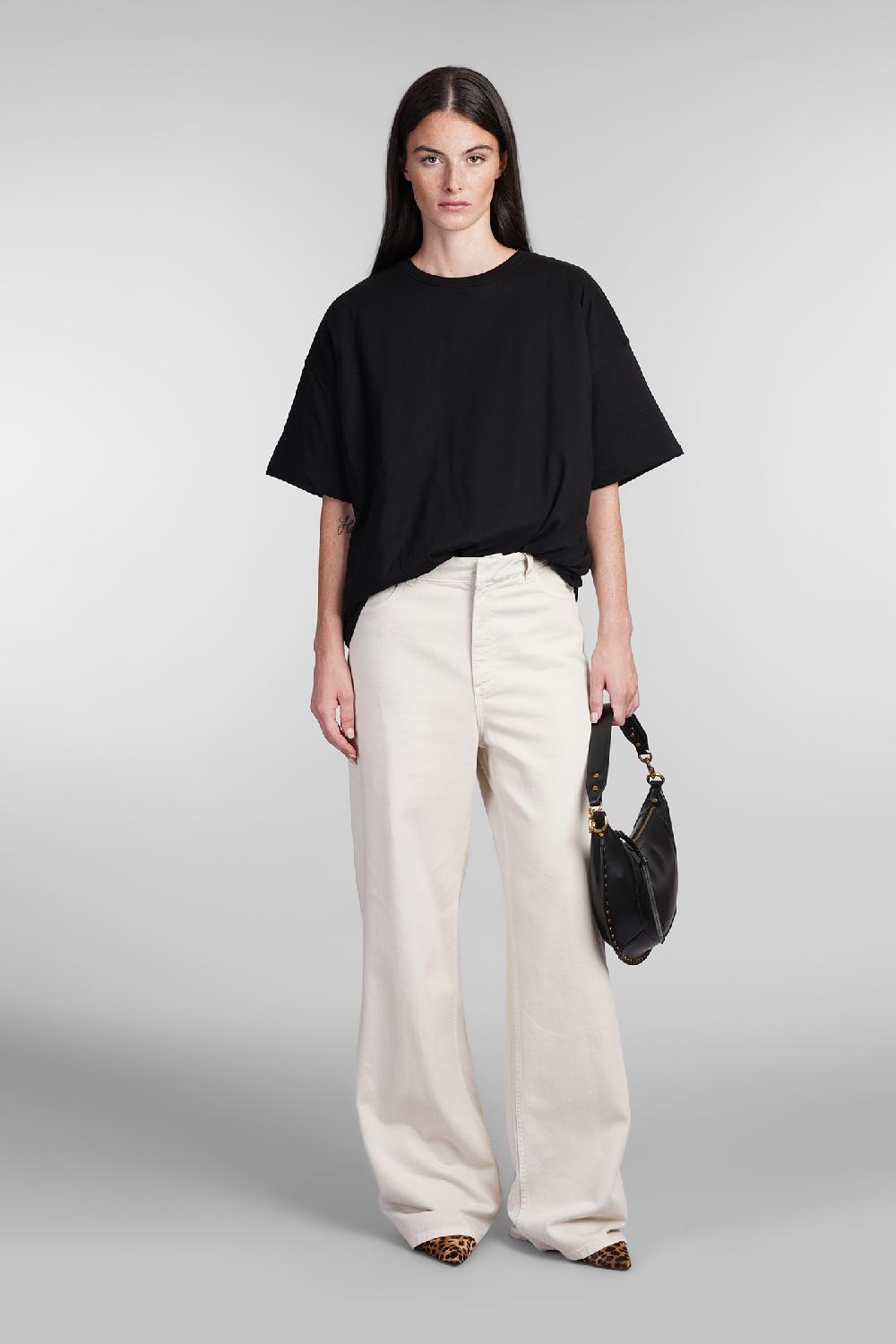 Deliberti Laneus T-shirt in cotone nero cod. 404478 - Deliberti The Luxury Shopping Ritorno libero
