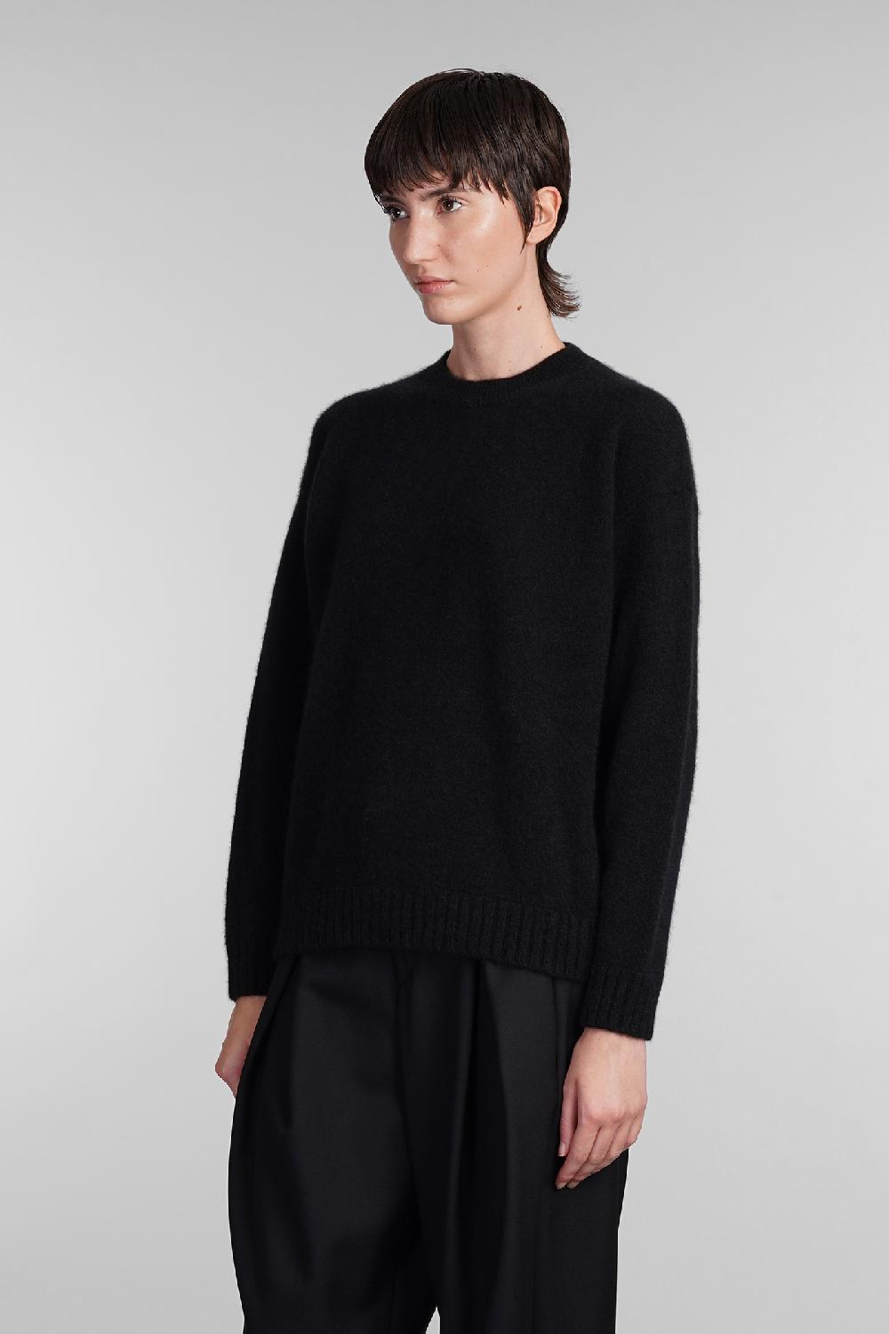 Deliberti Laneus Maglia in cashmere nera cod. 407322 - Deliberti The Luxury Shopping Latest stili