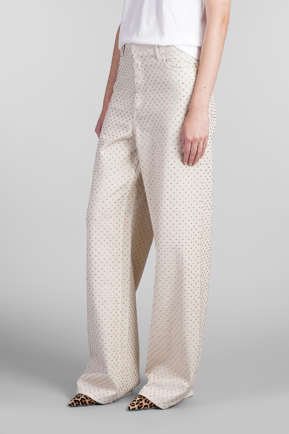 Deliberti Laneus Jeans in cotone beige cod. 402688 - Deliberti The Luxury Shopping Offerta speciale della fabbrica
