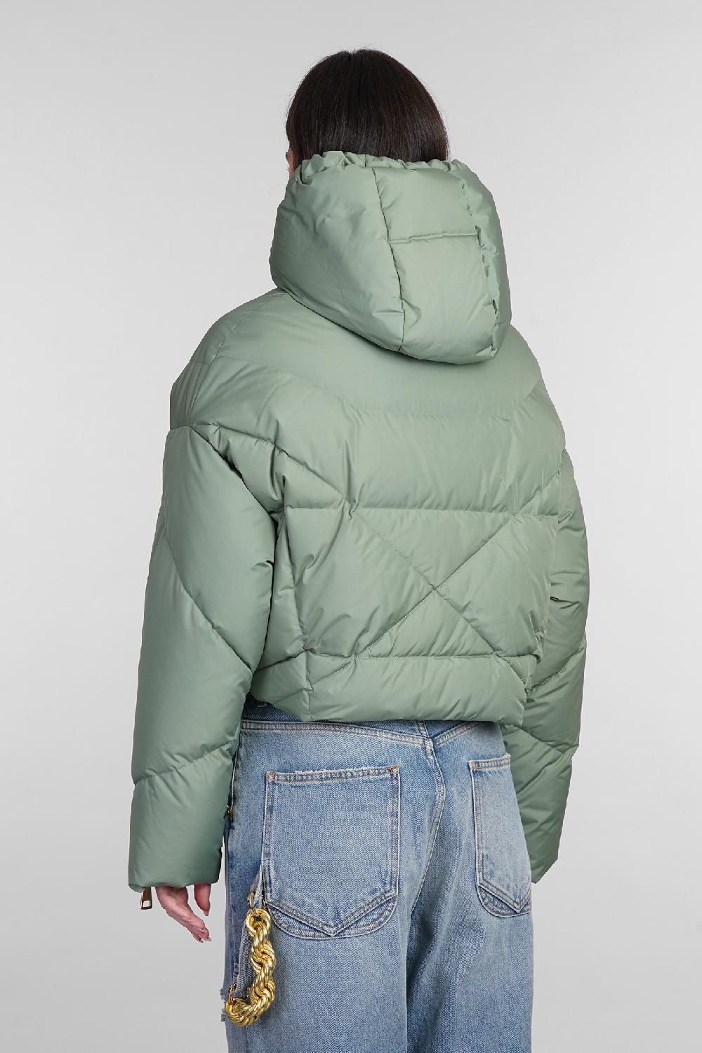 Deliberti Khrisjoy Piumino in poliestere verde cod. 402840 - Deliberti The Luxury Shopping Solo un giorno rimasto