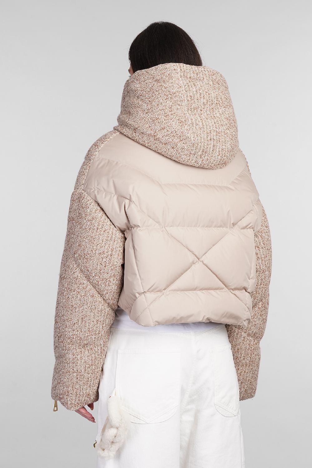 Deliberti Khrisjoy Piumino in poliestere beige cod. 402841 - Deliberti The Luxury Shopping Super sconto