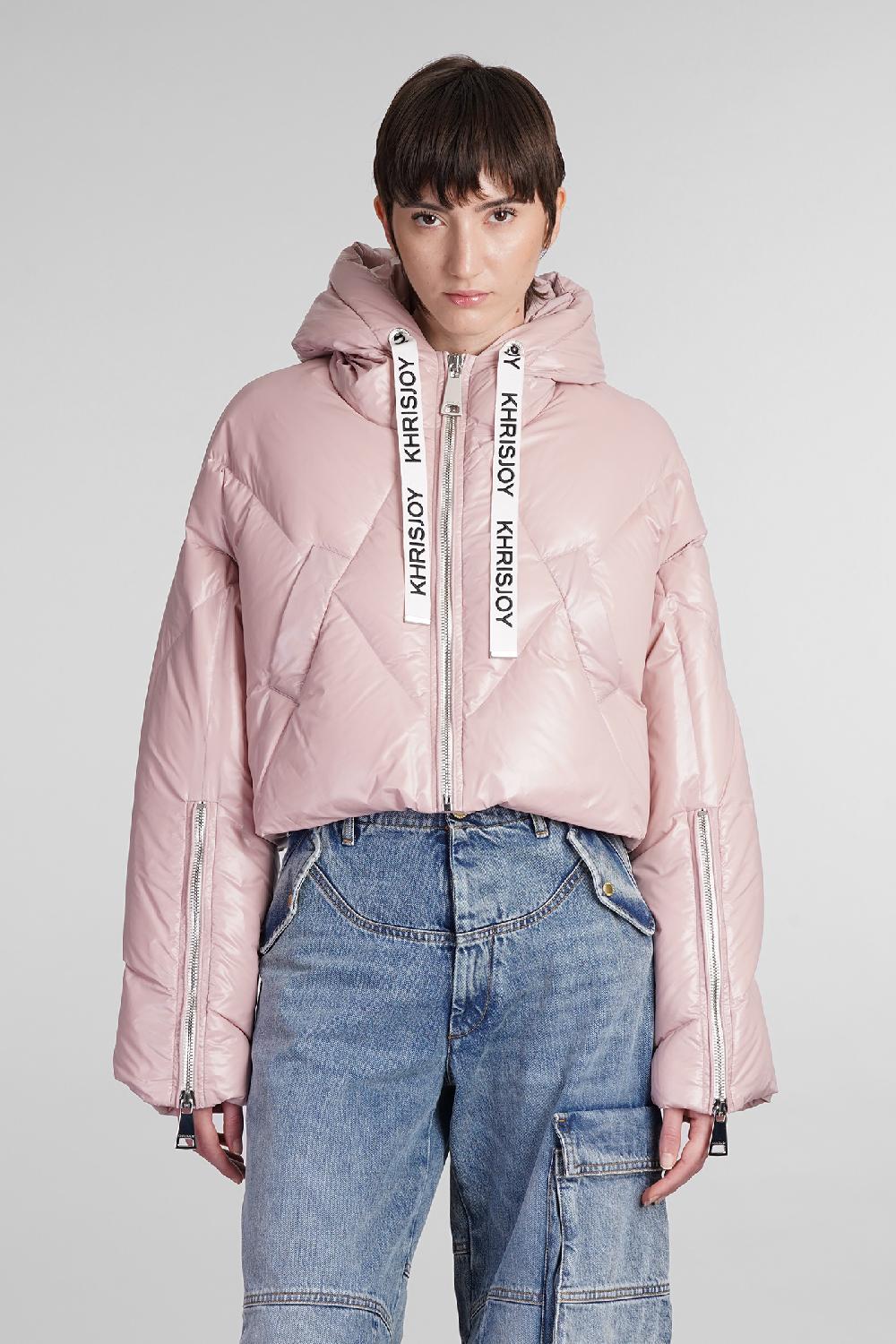Deliberti Khrisjoy Piumino in poliammide rosa cod. 406380 - Deliberti The Luxury Shopping Trasporto libero internazionale