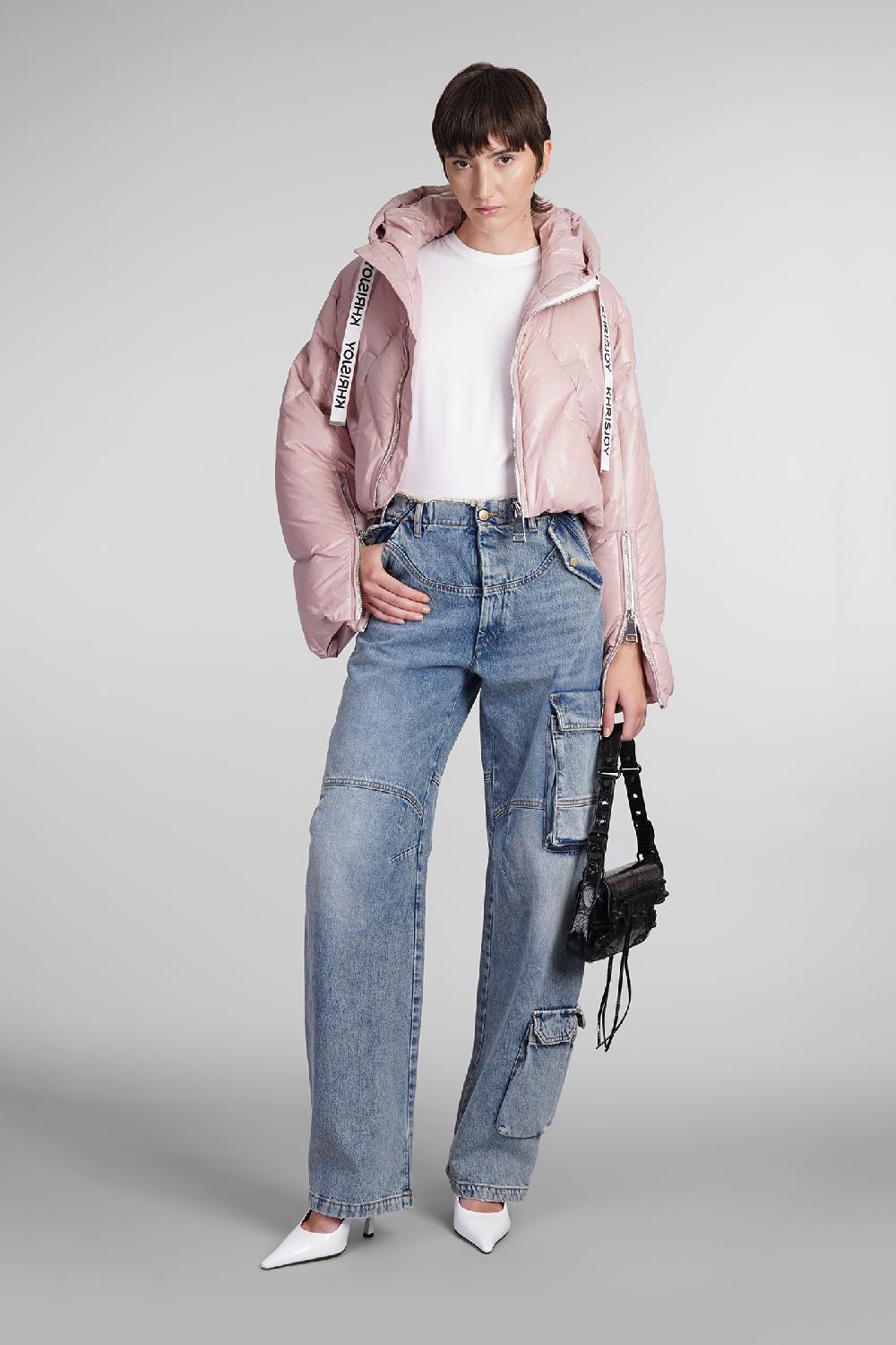 Deliberti Khrisjoy Piumino in poliammide rosa cod. 406380 - Deliberti The Luxury Shopping Trasporto libero internazionale