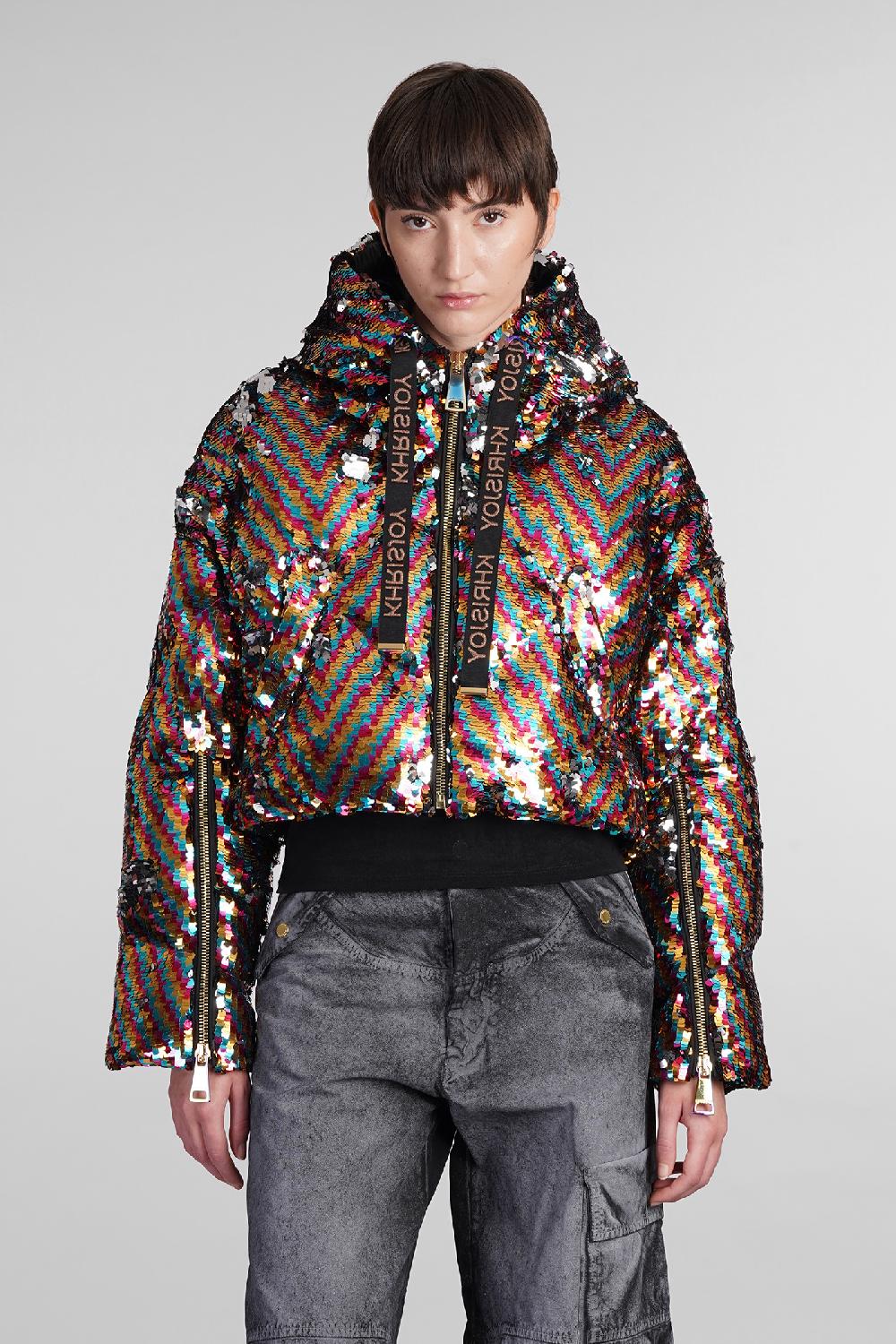 Deliberti Khrisjoy Piumino in poliestere multicolor cod. 406381 - Deliberti The Luxury Shopping Officina