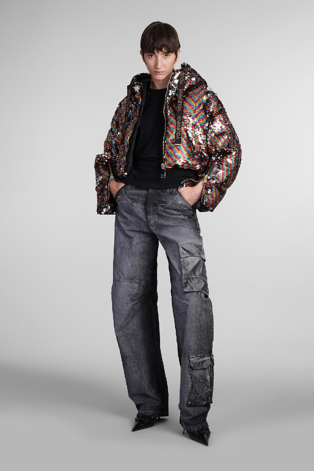 Deliberti Khrisjoy Piumino in poliestere multicolor cod. 406381 - Deliberti The Luxury Shopping Officina