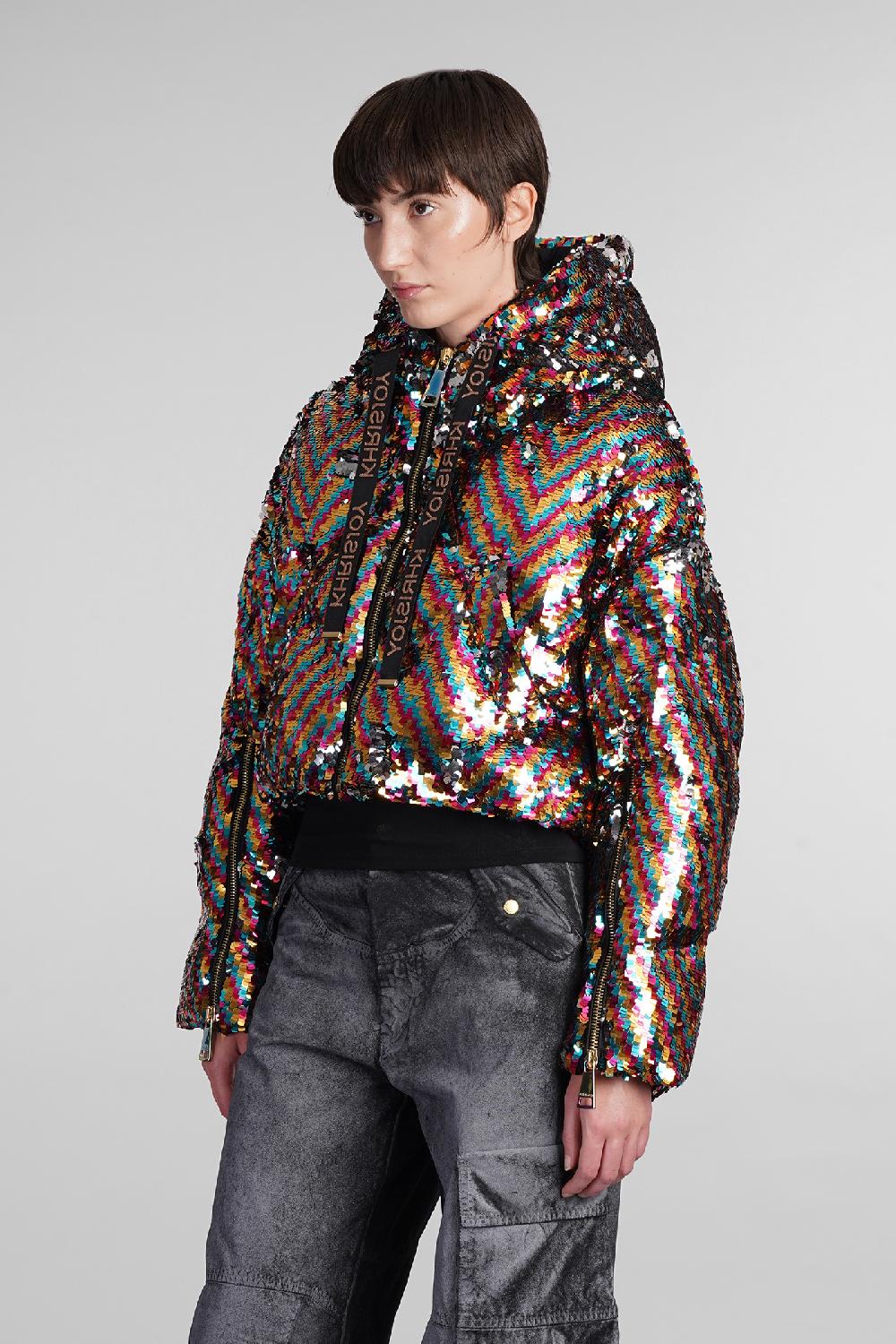 Deliberti Khrisjoy Piumino in poliestere multicolor cod. 406381 - Deliberti The Luxury Shopping Officina