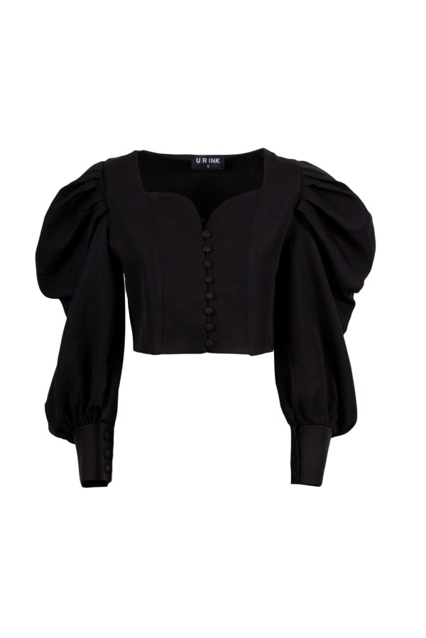 U R Ink MADRUGA 234W4D6 CAMICIE e BLUSE NERO Economico