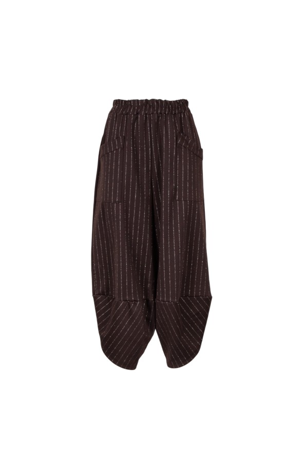 U R Ink BRUJO 244W430 PANTALONI CAFFÉ Italy