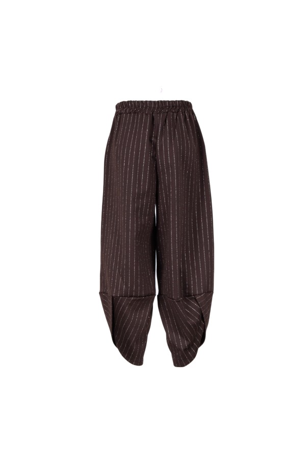 U R Ink BRUJO 244W430 PANTALONI CAFFÉ Italy