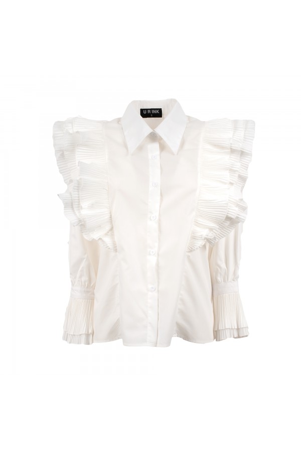 U R Ink LEPE 254W3D7 CAMICIE e BLUSE BIANCO Convenienza