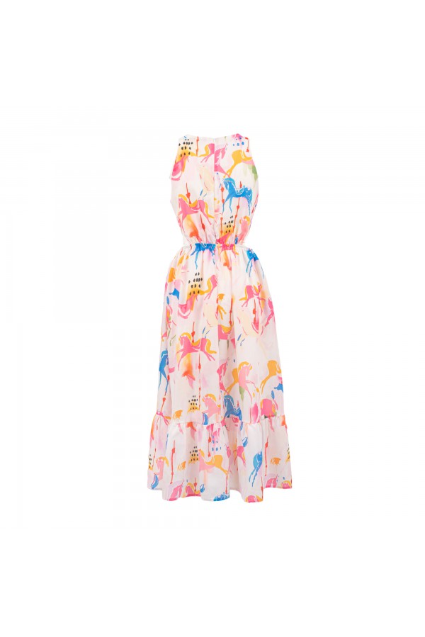 U R Ink LA PAZ 114S3U6ABITI BIANCO-ROSA-BLU 2025