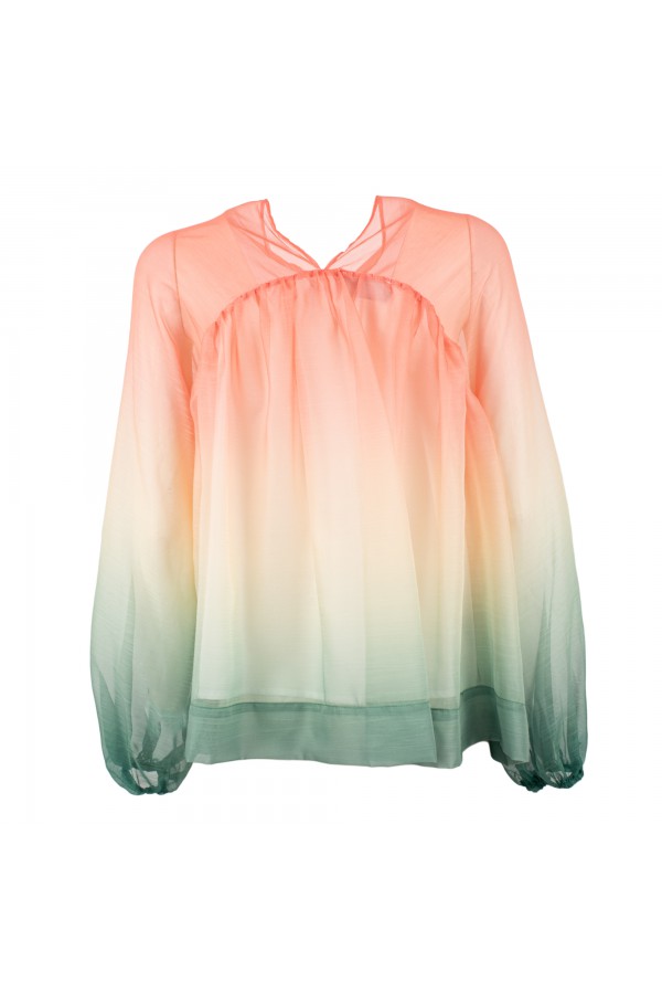 U R Ink SUCRE234S39F CAMICIE e BLUSE ROSA-VERDE Economico