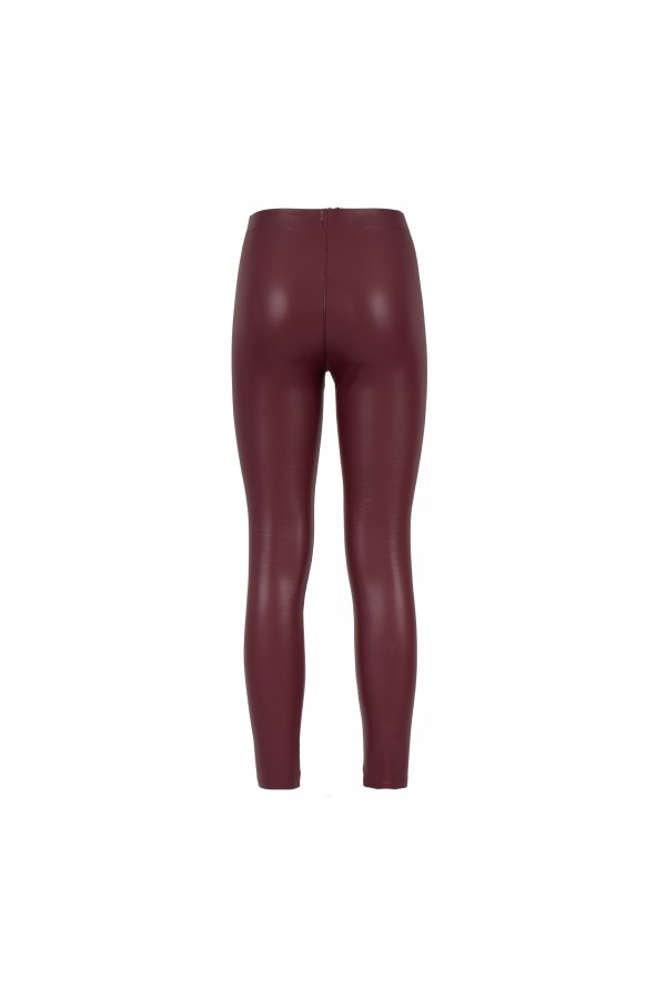 U R Ink DANIELA514W1A7 PANTALONI BORDEAUX Nuovo