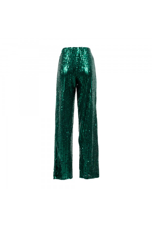U R Ink ALTE 244W3F2 PANTALONI VERDE Consegna Veloce