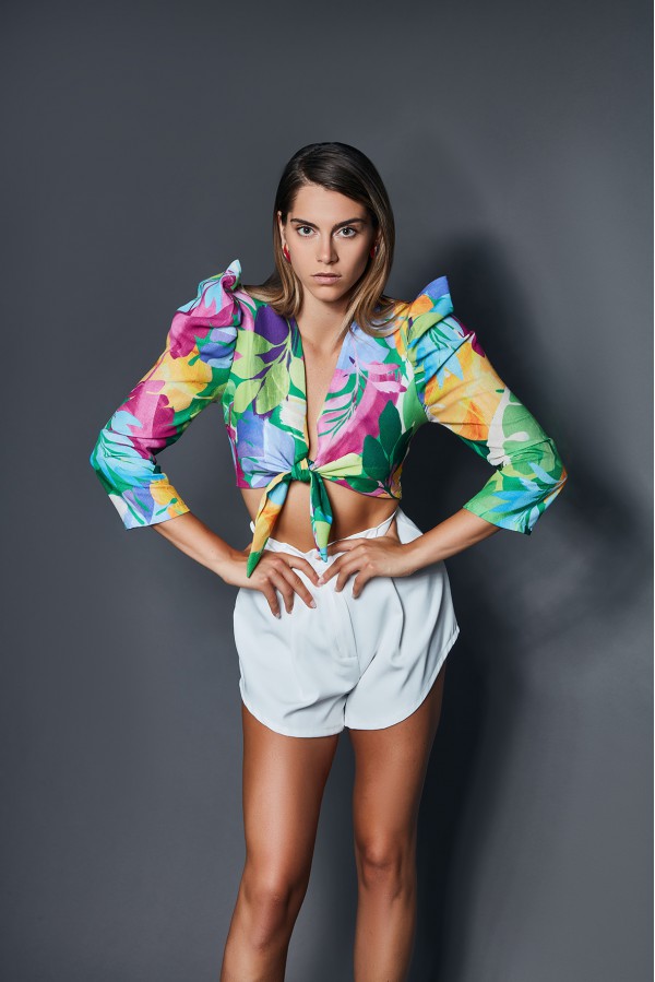 U R Ink AMEDEA094S3D7 SHORTS BIANCO Affare Del Giorno