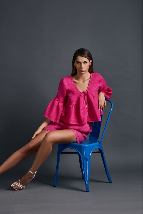 U R Ink MONTERIA094S39C SHORTS FUCSIA Novità