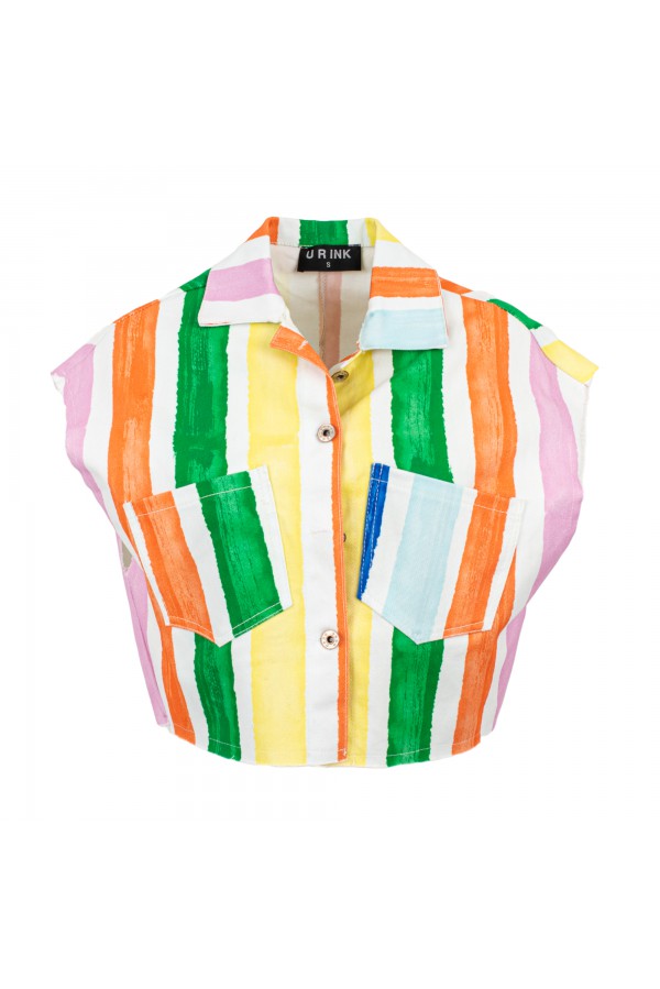 U R Ink LUGO124S3C2 TOP e BODY MULTICOLORE In Vendita