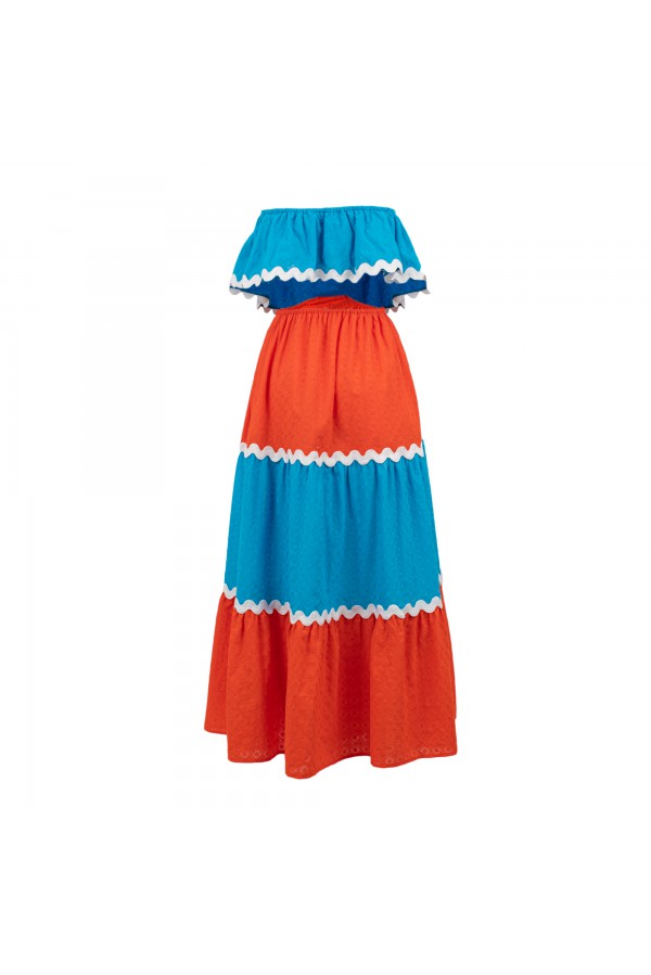 U R Ink SAN MIGUEL 114S38F ABITI AZZURRO/ARANCIO In Saldo