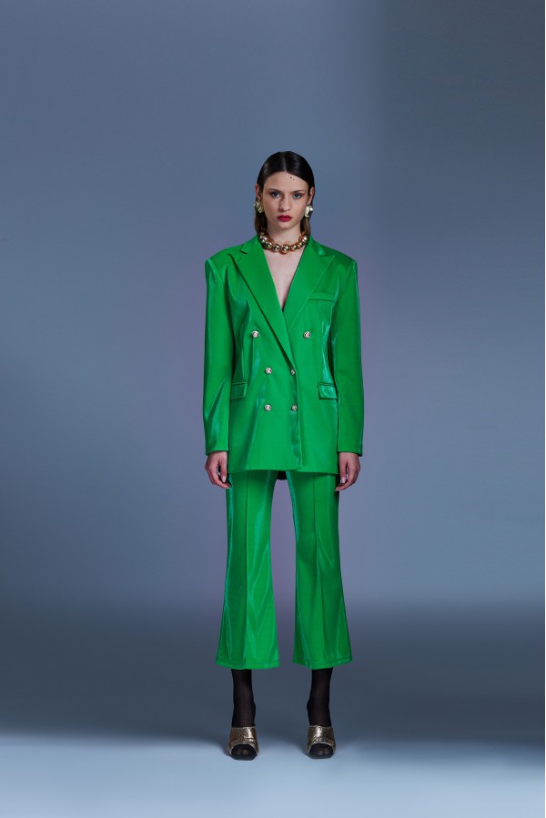 U R Ink SINTRA244W2F2 PANTALONI VERDE Italy