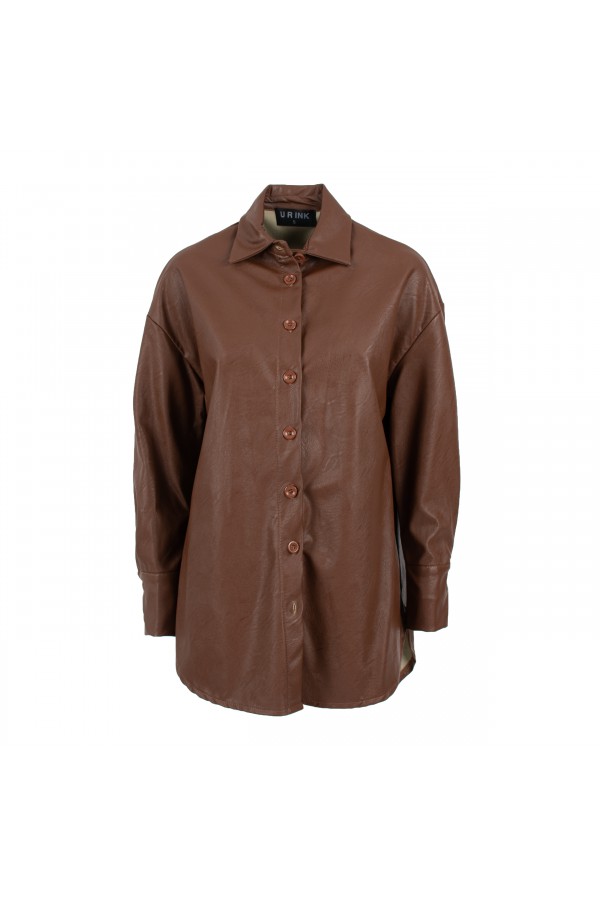 U R Ink SIMONA044W1E4 CAMICIE e BLUSE TOBACCO 2025