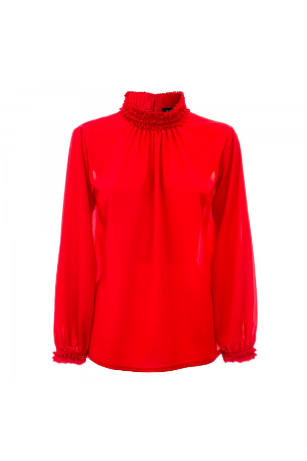 U R Ink SANTOS234W2Z4 CAMICIE e BLUSE ROSSO Spedizione Gratuita