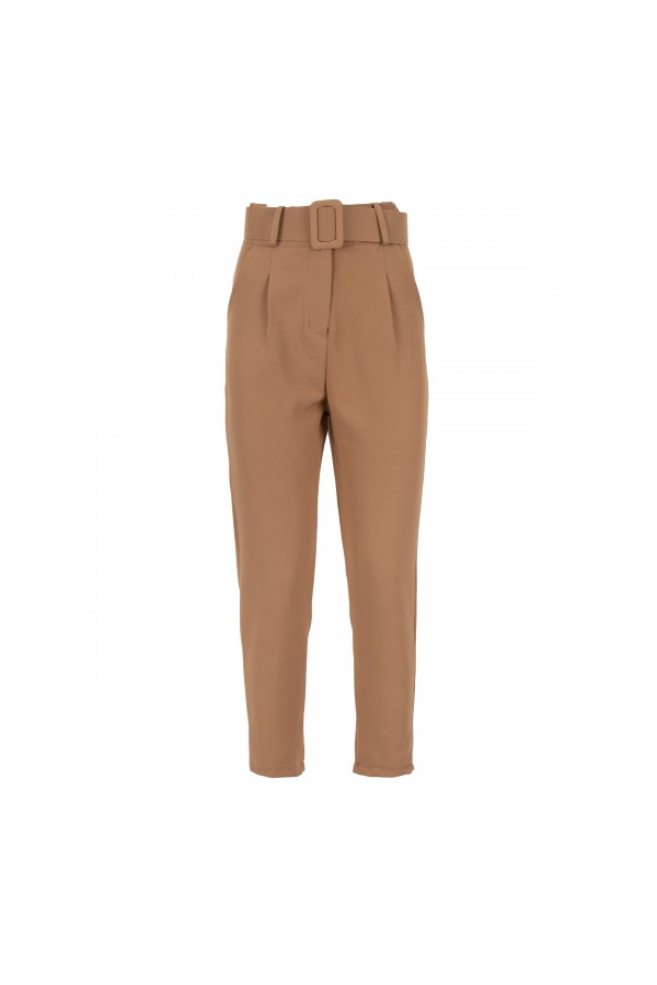 U R Ink RICCARDINA 054W1B0 PANTALONI BEIGE Qualità Garantita