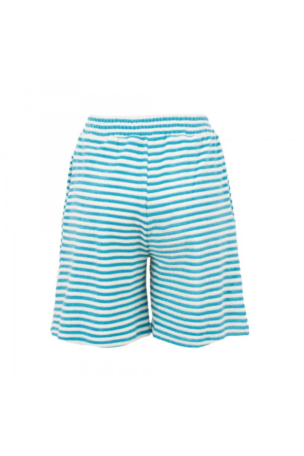 U R Ink LAS TUNAS 094S3V9 SHORTS BIANCO-CELESTE Fino Al -60%