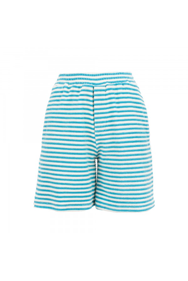 U R Ink LAS TUNAS 094S3V9 SHORTS BIANCO-CELESTE Fino Al -60%