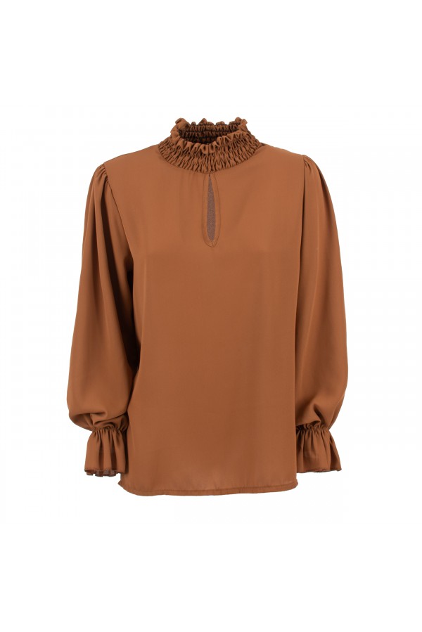U R Ink VALERIA194W1E4 CAMICIE e BLUSE TOBACCO Sconto