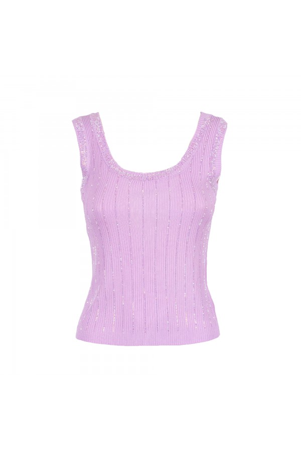 U R Ink PISCO 344S4B9 TOP e BODY LILLA Saldi Di Fabbrica