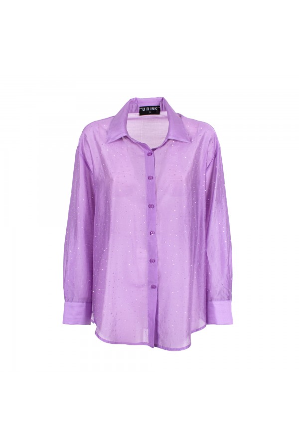 U R Ink PISCO 254S4B9 CAMICIE e BLUSE LILLA In Saldo