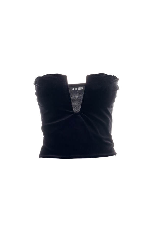 U R Ink MALAGA124W2D6 TOP e BODY NERO Spedizione Gratuita