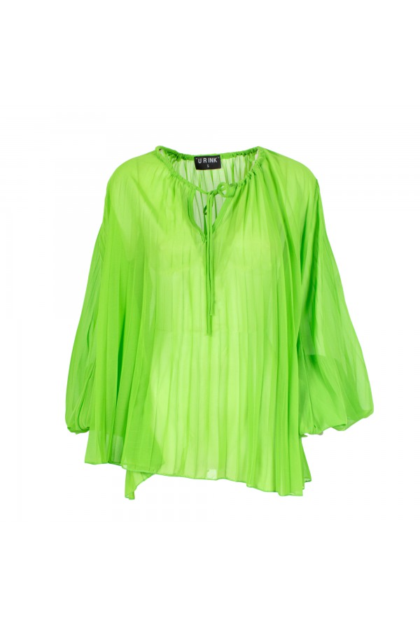 U R Ink OLIVOS 234S4F2 CAMICIE e BLUSE VERDE Prezzo Ridotto