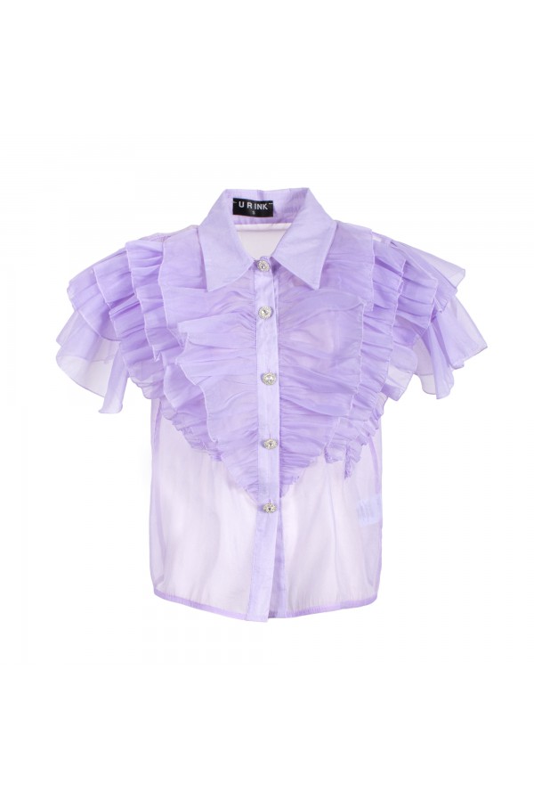 U R Ink MANICORÉ 254S4B9 CAMICIE e BLUSE LILLA Economico