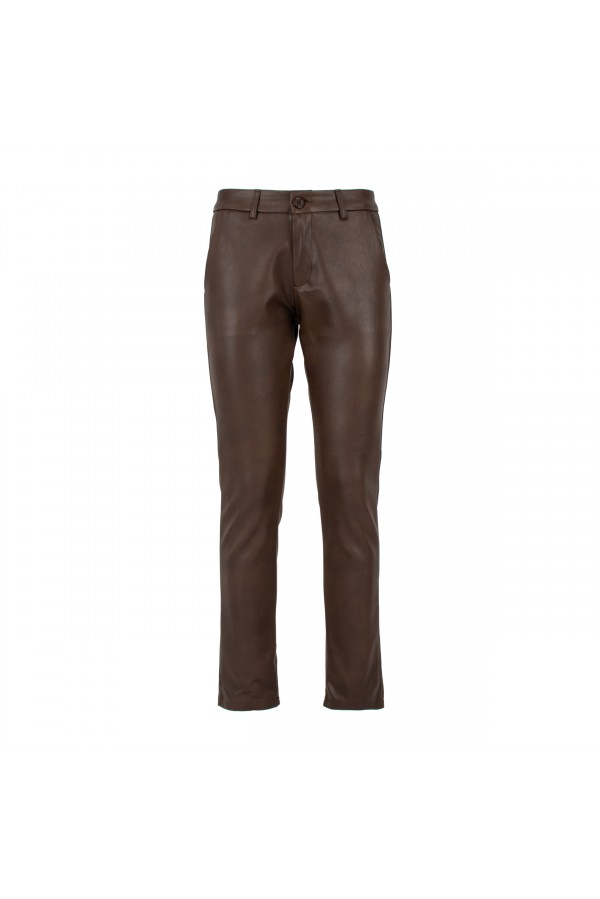 U R Ink CLARA054W1A3 PANTALONI BROWN Offerte